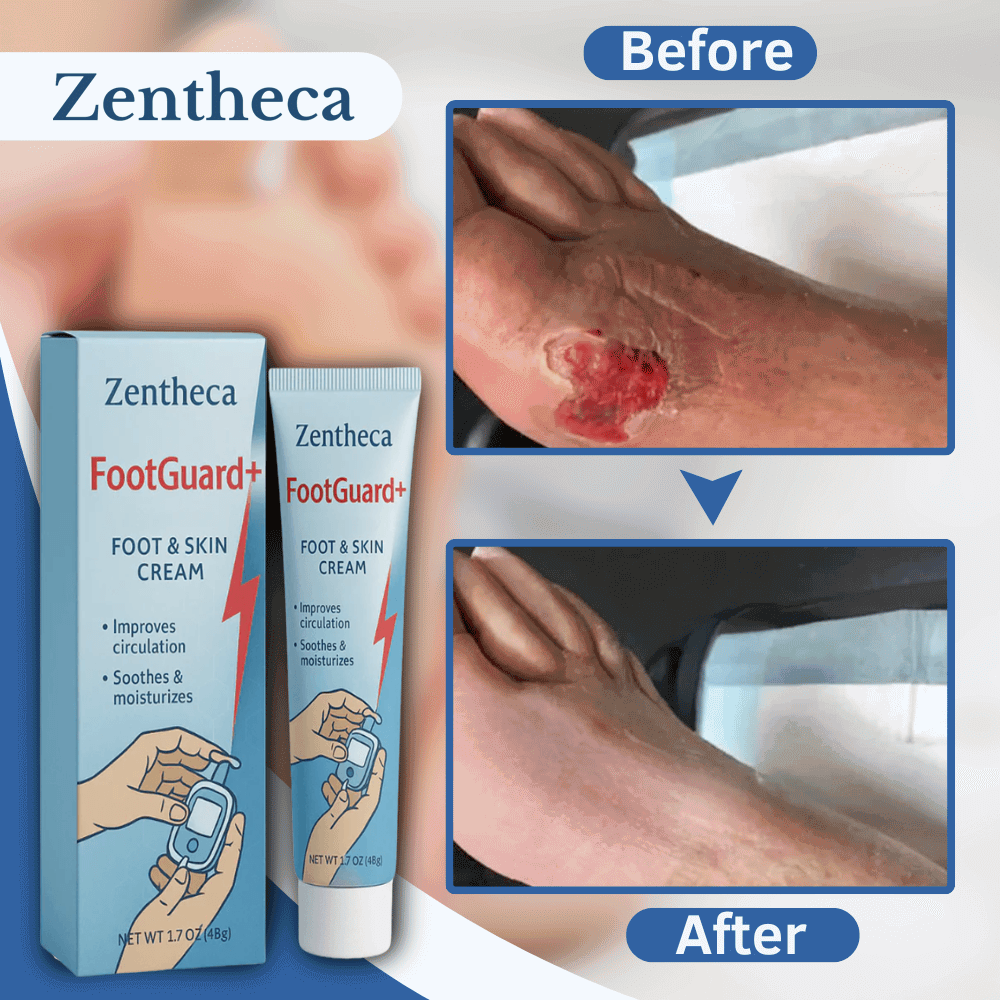 Zentheca Footguard+ |FINALLY! A Better Way To Treat Wounds, Ulcers or Discoloration of the Leg, Ankle or Foot!