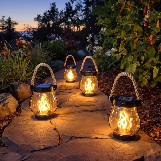 👻 Halloween Sale 49% OFF 👻 Kaliiqo™ – Flickering Flame Solar Lantern Outdoor Lights