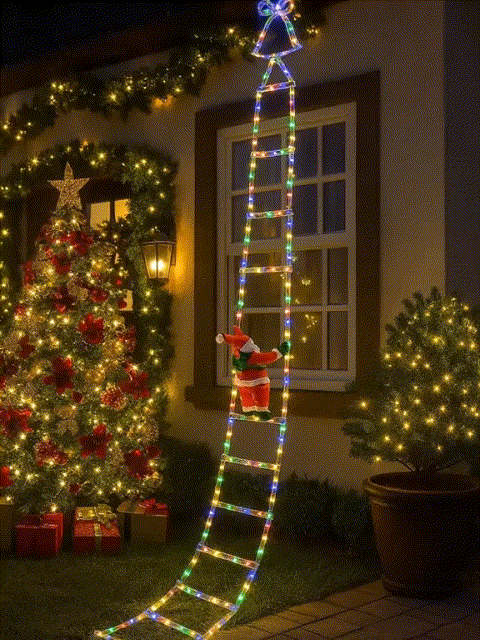 🏡💖Christmas Decorative Ladder Lights – Unique Glowing Ladder Design That Shines Bright✨