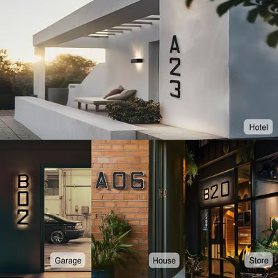 🔥Lighted House Numbers for Outside
