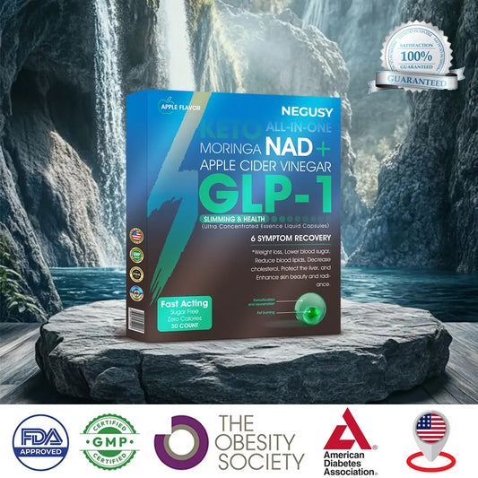 NEGUSY®GLP-1 Slimming & Health Ultra Concentrated Essence Liquid Pearls - NAD+ Moringa & ACV & Keto BHB
