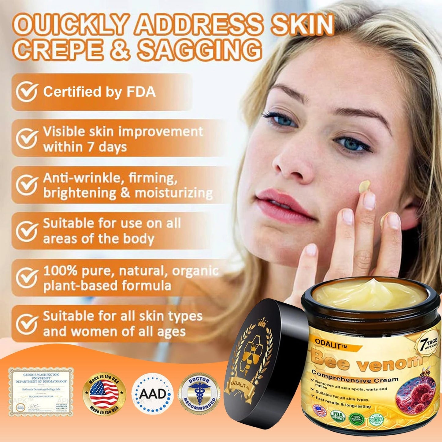 ✨Made and Shipped from USA ✨ ODALIT™ Bee venom Comprehensive Cream 🔥 LAST DAY 80% OFF 💎💎