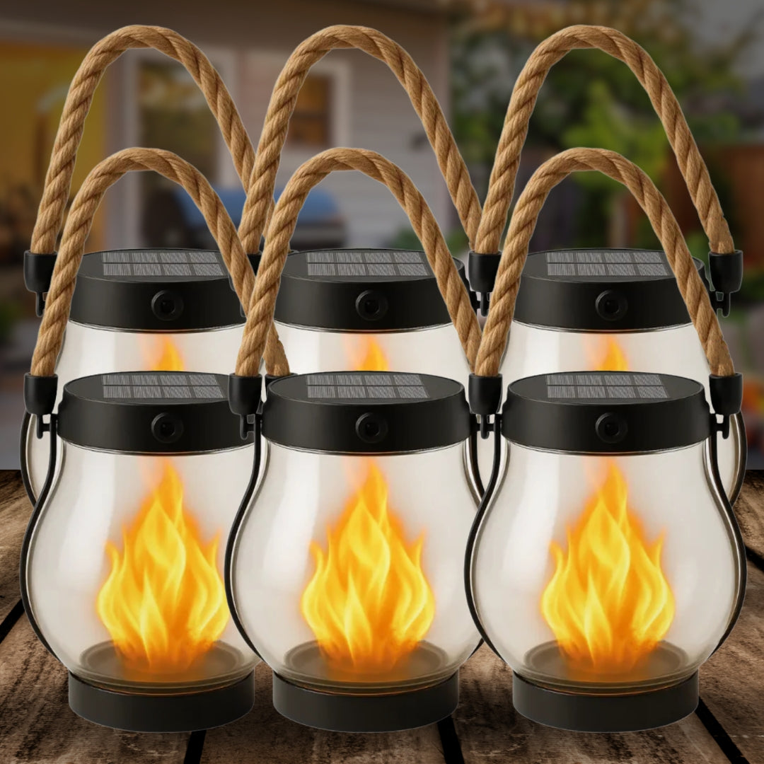 👻 Halloween Sale 49% OFF 👻 Kaliiqo™ – Flickering Flame Solar Lantern Outdoor Lights