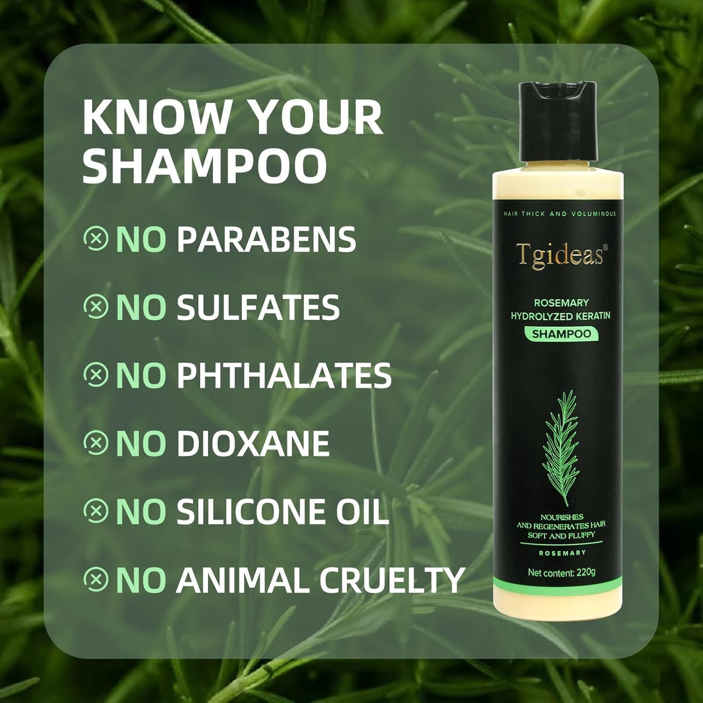 Organic Rosemary Hair Growth shampoo