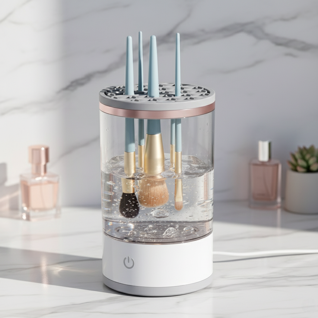 š§30-second Automatic Makeup Brush Cleaner for Ageless Skin & Pristine Makeup