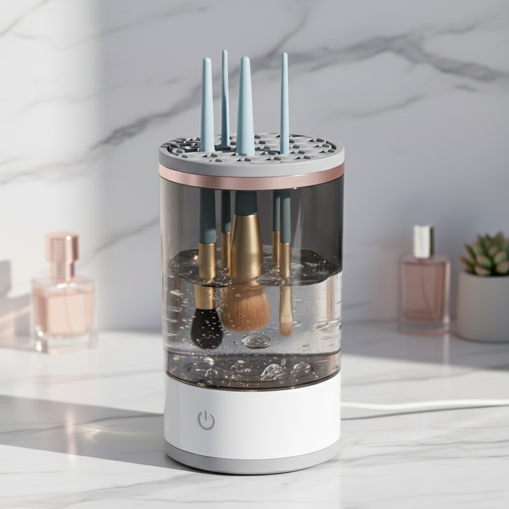 š§30-second Automatic Makeup Brush Cleaner for Ageless Skin & Pristine Makeup