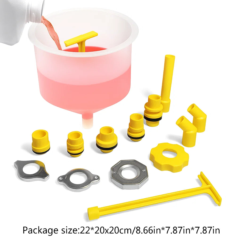 š„Engine Oil Funnel Set, 1.36 Qt Automotive Oil Funnel Kit