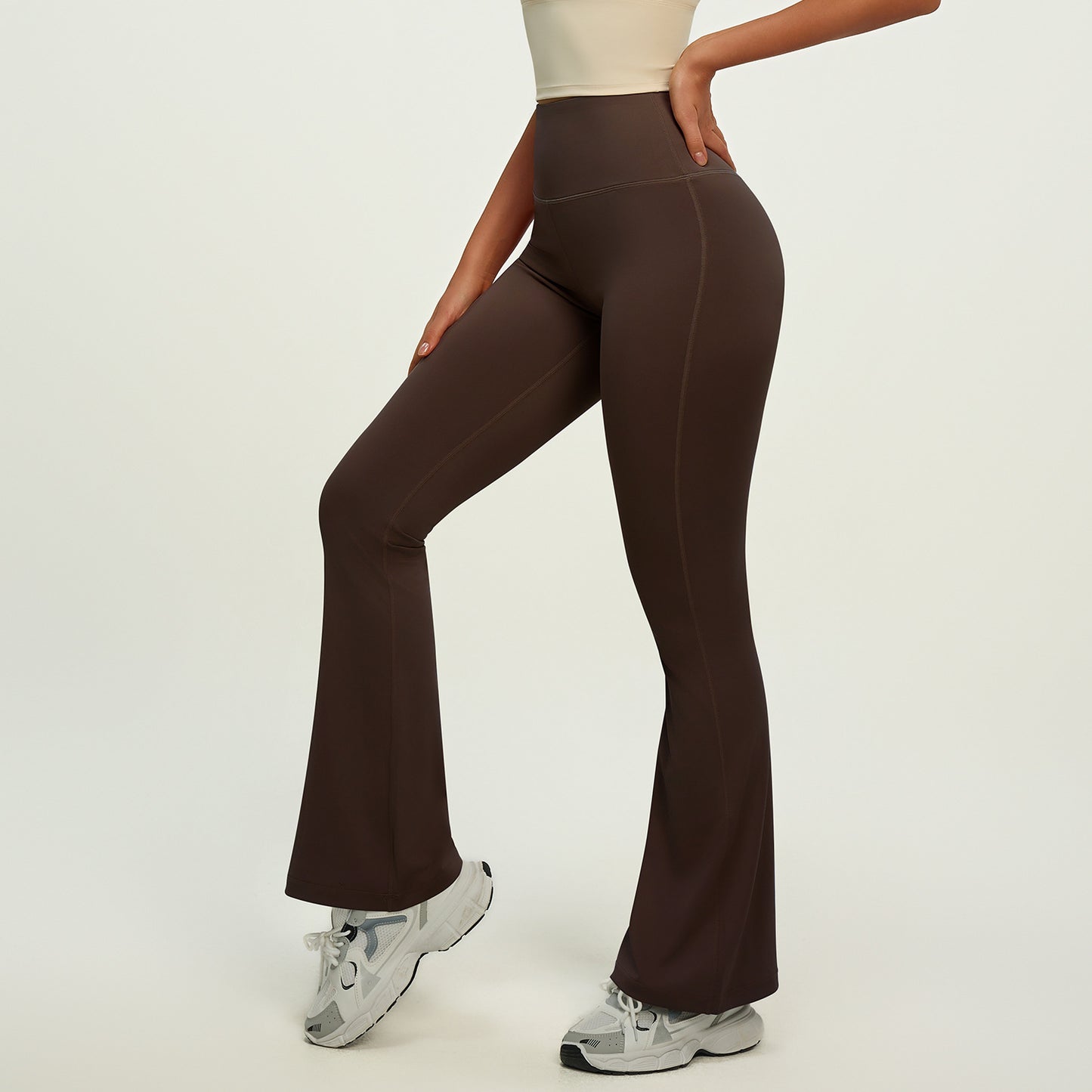 High Waisted Scrunch Butt Lifting Yoga Bootcut Leggings