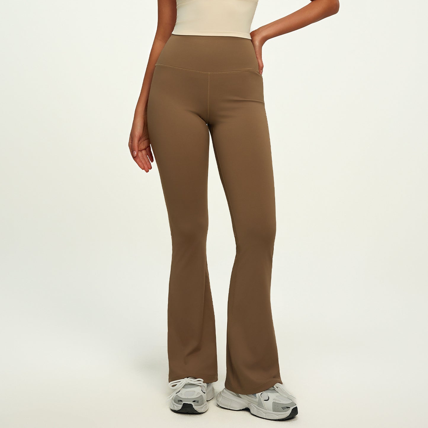 High Waisted Scrunch Butt Lifting Yoga Bootcut Leggings