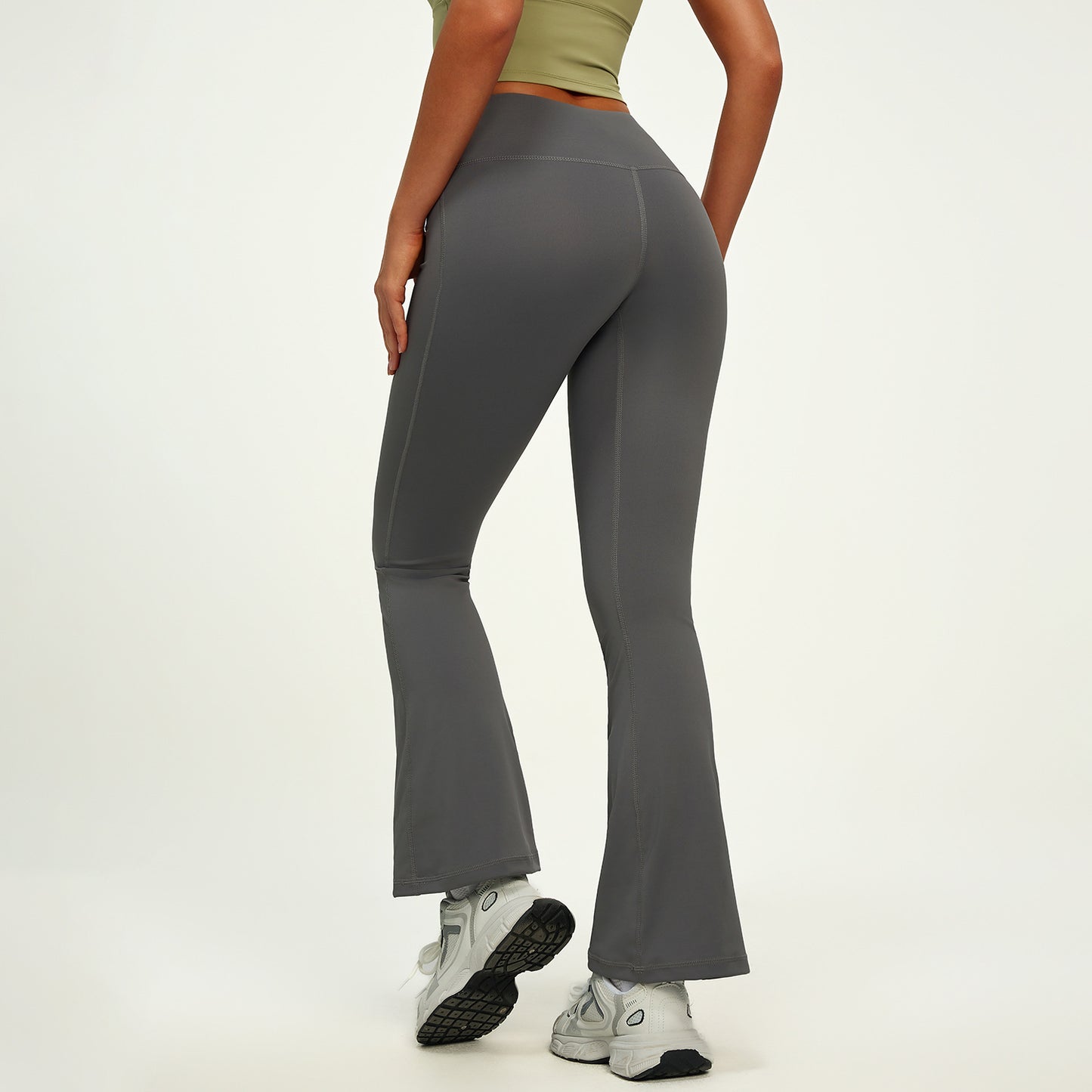 High Waisted Scrunch Butt Lifting Yoga Bootcut Leggings