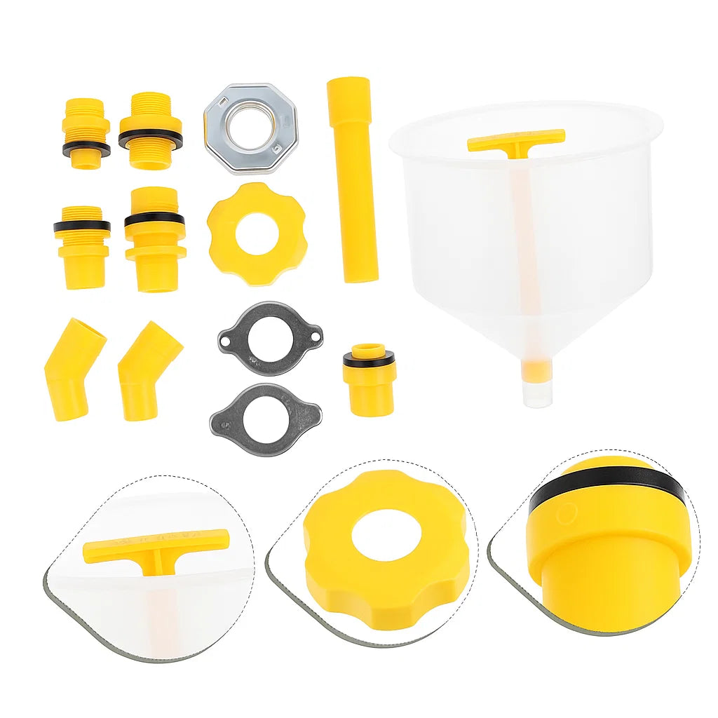 š„Engine Oil Funnel Set, 1.36 Qt Automotive Oil Funnel Kit