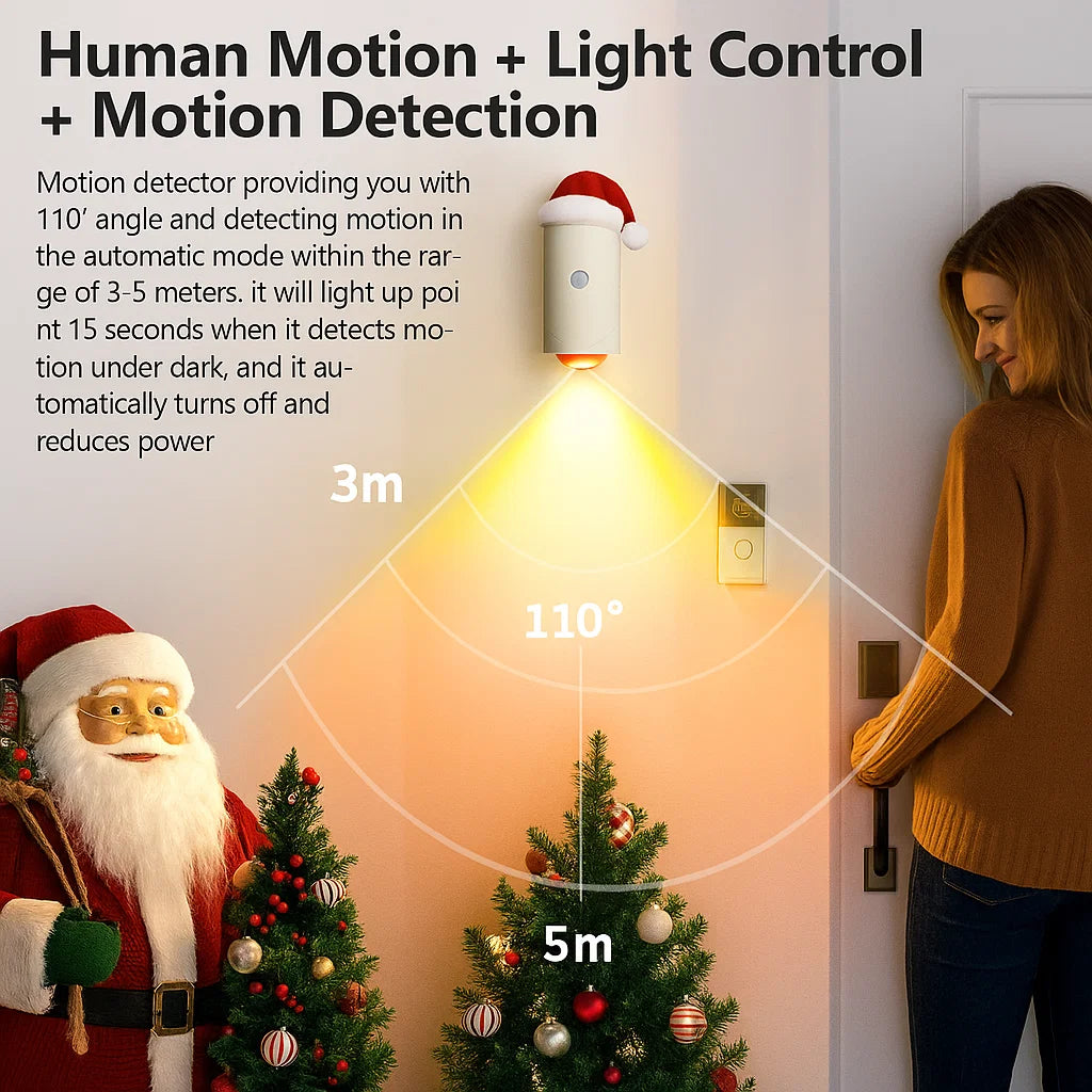 π Christmas Magic: Your Smart Sensor Night Light!