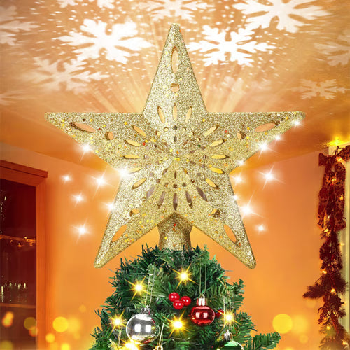 🎉Last Day 49% OFF🎁LED Christmas Tree Top Projection Lights Tree Lights
