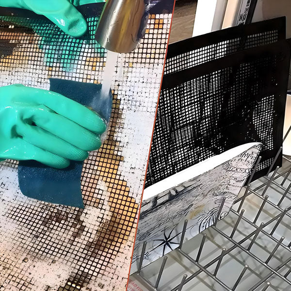 🔥【Last Day Promotion 52%OFF】🥩Non-Stick Mesh Grill Mat - Stop Losing Food to the Flames!