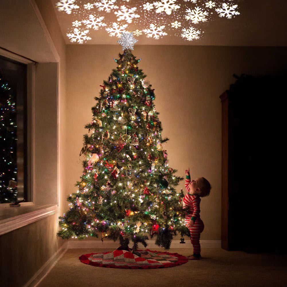 🎉Last Day 49% OFF🎁LED Christmas Tree Top Projection Lights Tree Lights