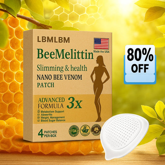 【Last Day Promotion 80% OFF🔥】FDA Official: LBMLBM™ BeeMelittin Slimming Patch – Fat Burning, Cellulite Reduction & Body Shaping(Zero Pain, 24/7 Release | Lose 20lbs FAST | 90% Sugar Drop | )🔥🎁