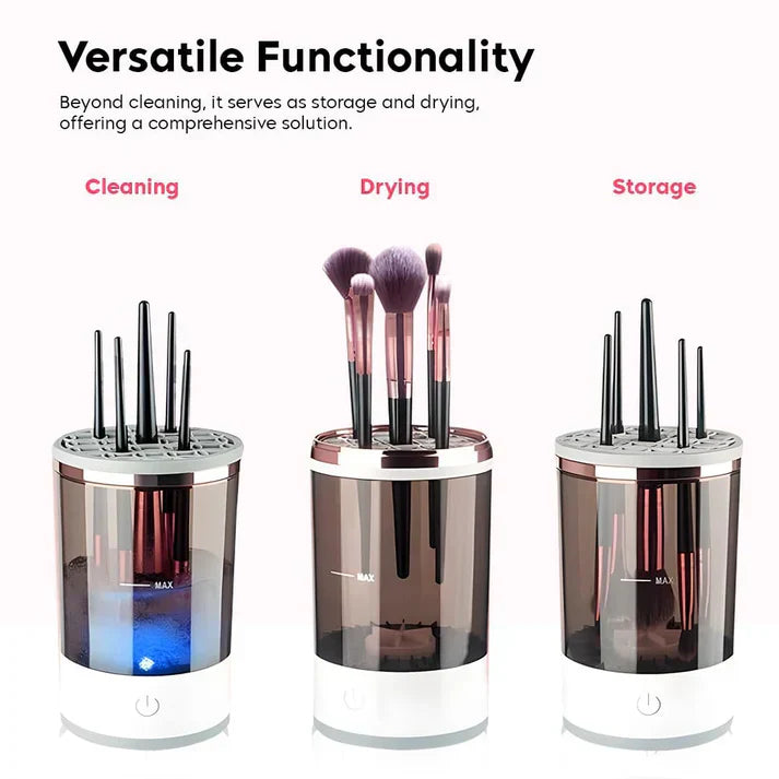 š§30-second Automatic Makeup Brush Cleaner for Ageless Skin & Pristine Makeup