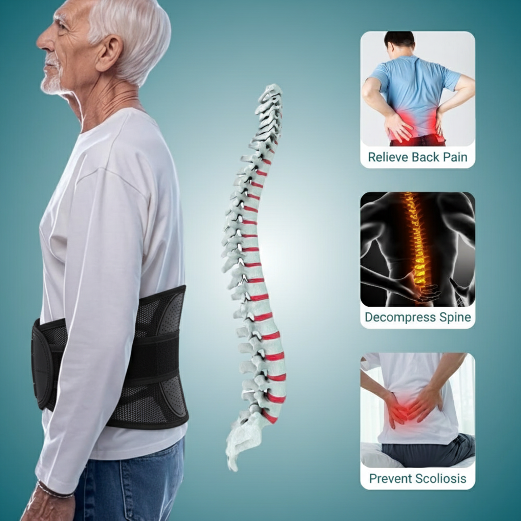 LBMLBM™ Orthopedic Lumbar Support Belt-For Sciatica, Herniated Disc & Chronic Back Pain