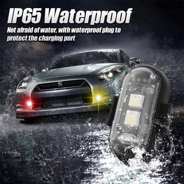 🏆HOT SALE ✨RGB Led Aircraft Strobe lights Motorcycle Lights LED Flash Position Wireless Light Aircraft Airplane Helicopter Warning Lights