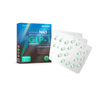 NEGUSY®GLP-1 Slimming & Health Ultra Concentrated Essence Liquid Pearls - NAD+ Moringa & ACV & Keto BHB