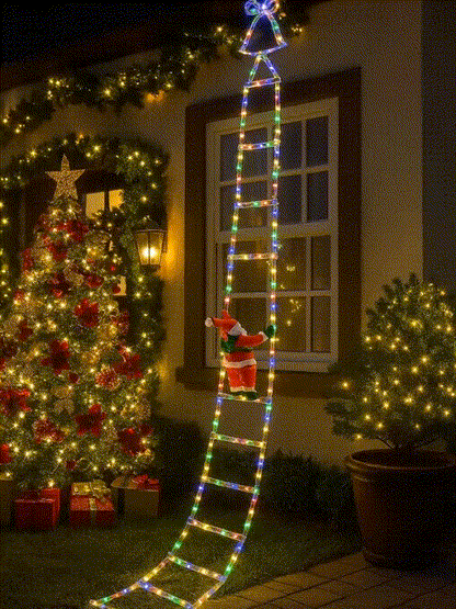 🏡💖Christmas Decorative Ladder Lights – Unique Glowing Ladder Design That Shines Bright✨