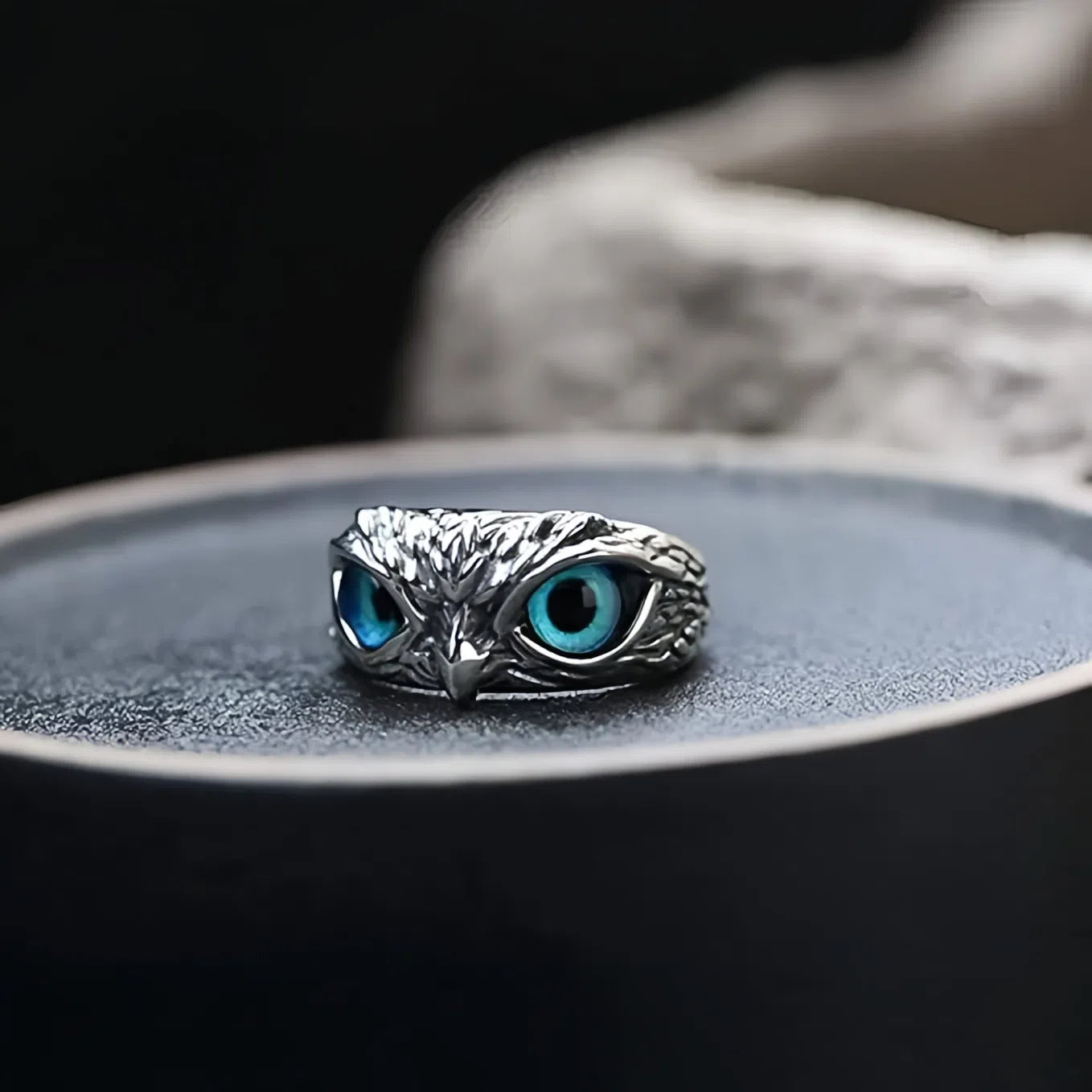 🦉Handcrafted · The Owl’s Eye Bearing Millennia of Wisdom