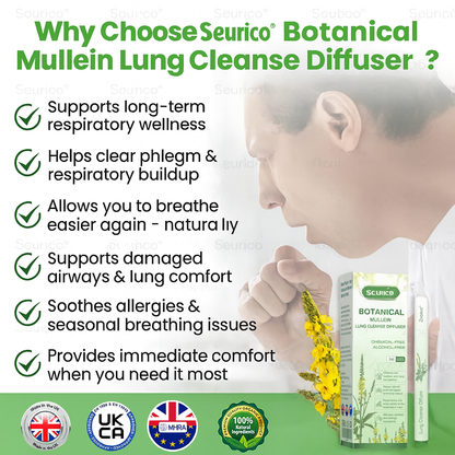 ✅Seurico Lung Cleanse Diffuser — Botanical Mullein Formula💝