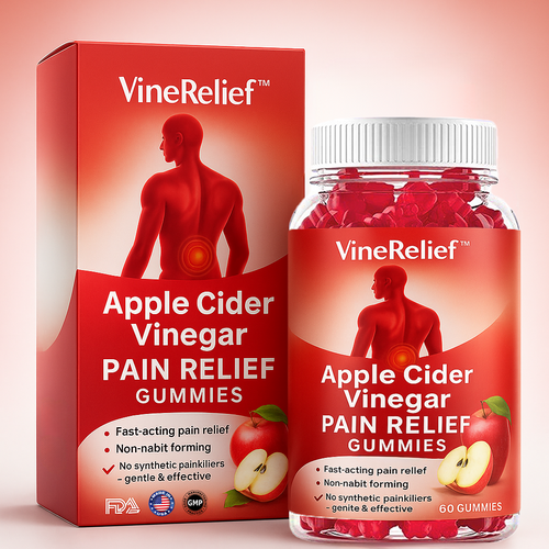 VineRelief™ Apple Cider Vinegar Pain Relief Gummies