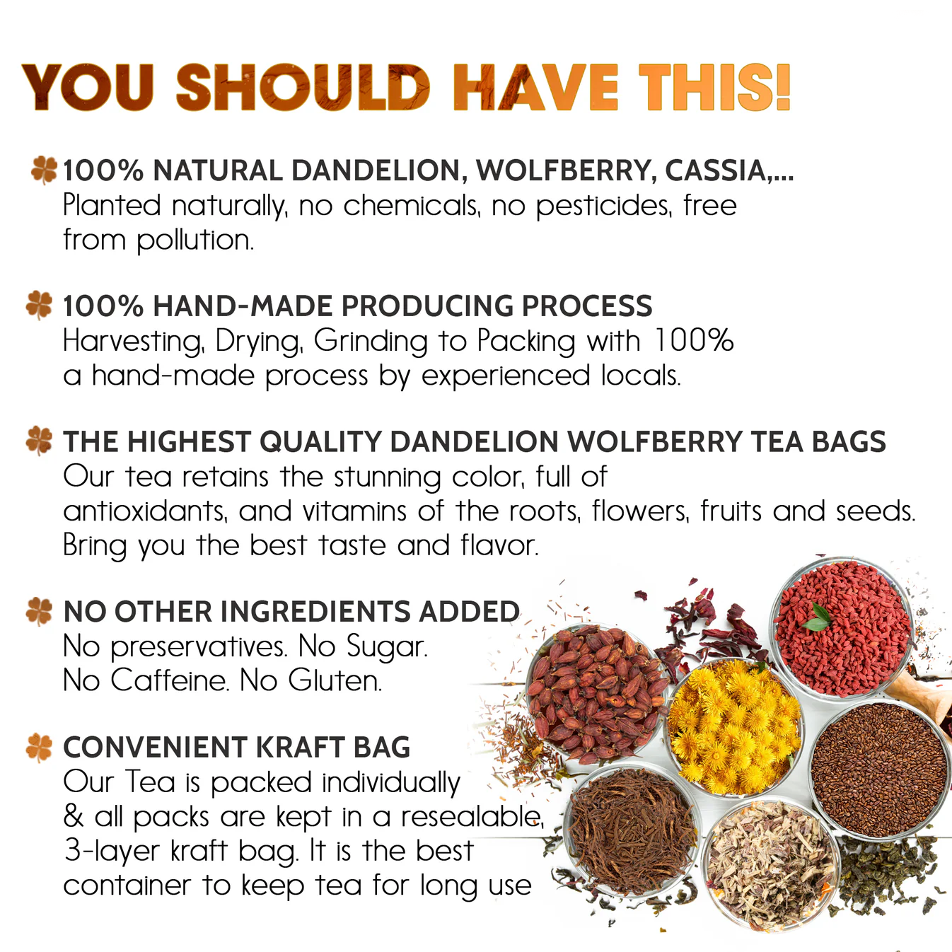 Wolfberry & Dandelion Herbal Blend