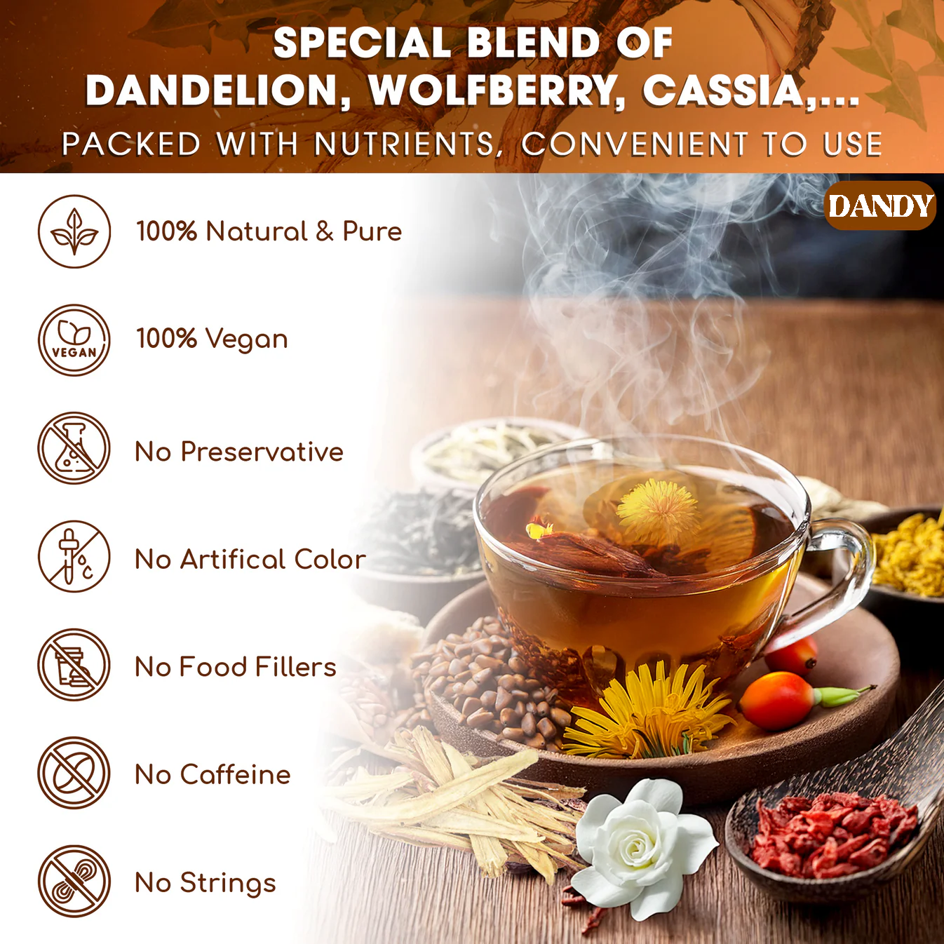 Wolfberry & Dandelion Herbal Blend