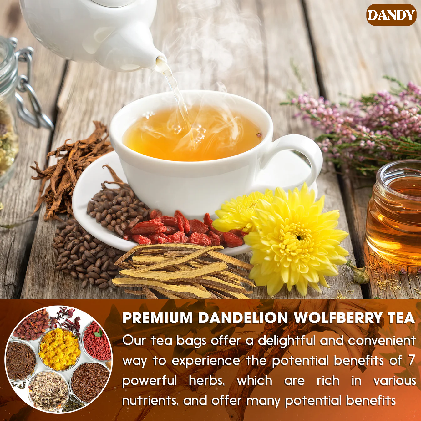 Wolfberry & Dandelion Herbal Blend